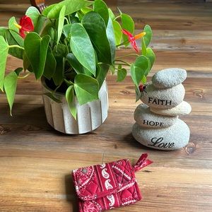 💖Vera Bradley red and white wallet